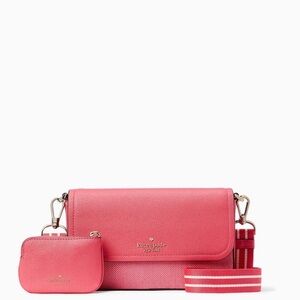 Kate Spade Coral Crossbody Bag with Coin Pouch